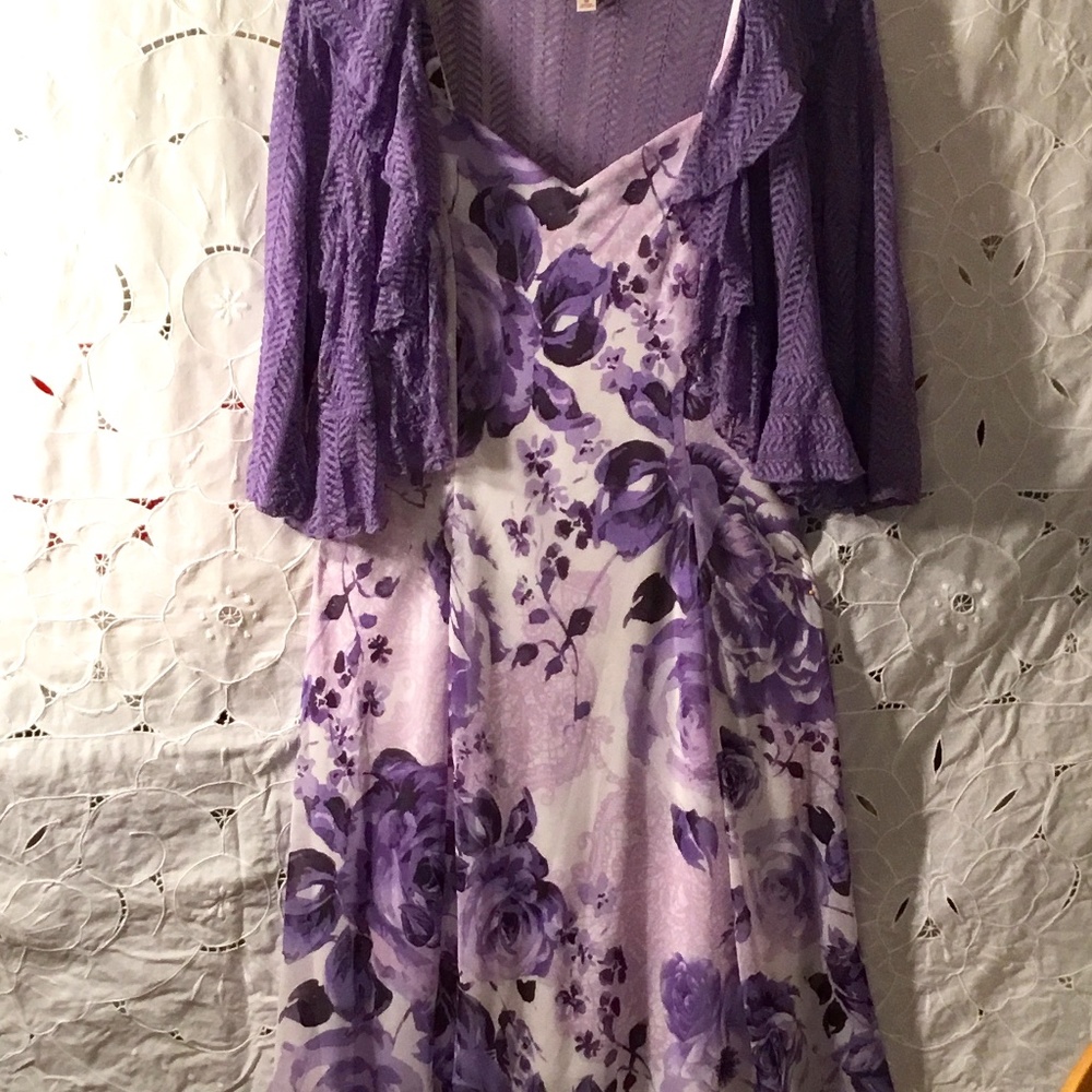 Dress with shrug
